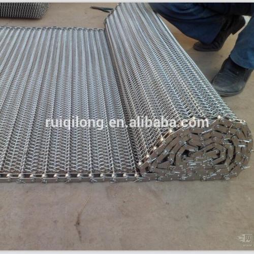 stainless steel 304 316 flat flexible woven wire mesh belting