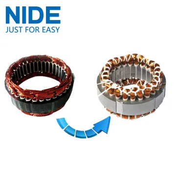 NIDE stator coil lacing machine with CNC