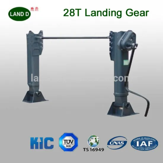 25t,28t,Outside gear box one Handle trailer screw jack systems