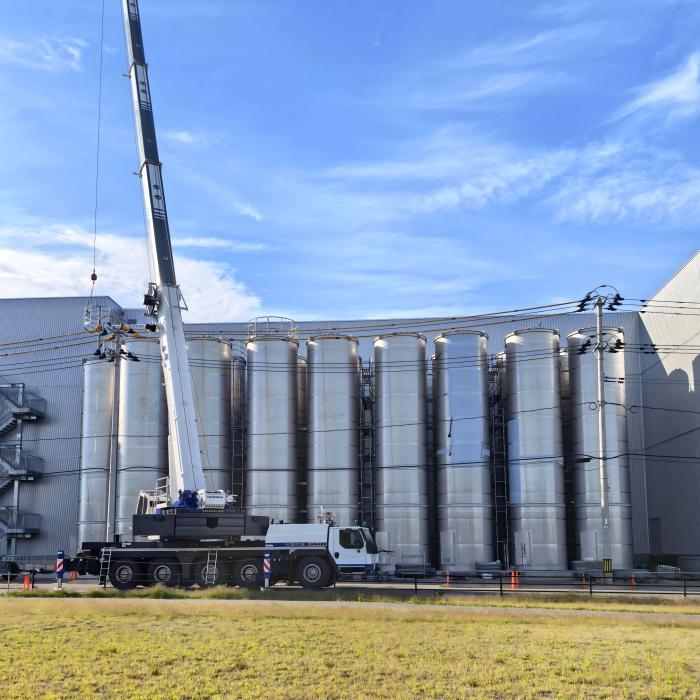 Silo Penyimpanan Volume Besar Untuk Penyimpanan Pelet