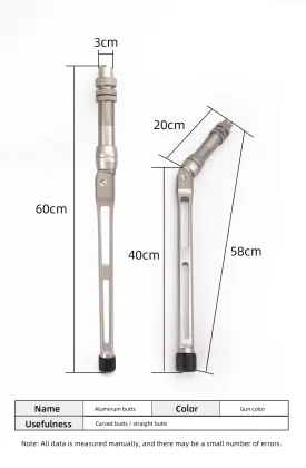 Alps Aluminum Boat Rod: Adjustable Curved Fishing Trolling Rod Butt