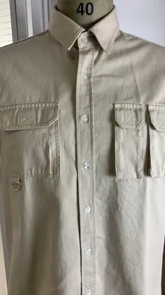 Men's Comfortable Pure Cotton Short-Sleeved Shirt