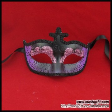 2012 fashion Halloween purple&black mask party