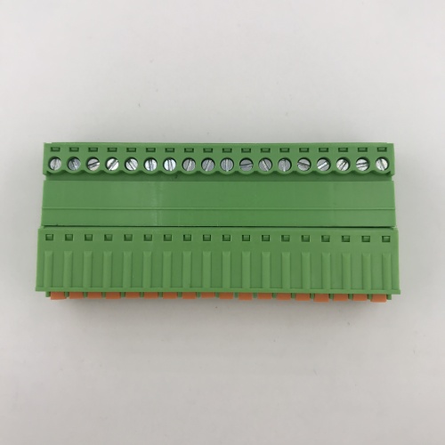 3.81mm pitch 18 pin spring plug-in terminal block