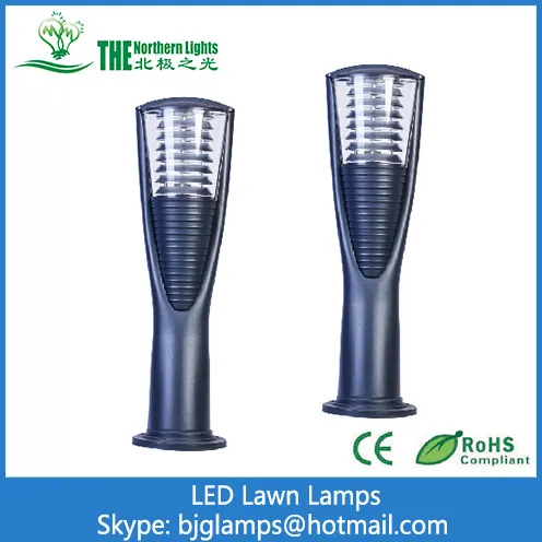 LED Lawn lighting of landscape walkway lights