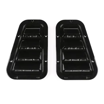 04-19 Land Rover Defender ABS Metal Piano Black Air Outlet Cover 2-Piece Set