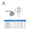 Three Way Ball Valve Highly Durable 500 Bar Shut-Off Ball Valve Factory