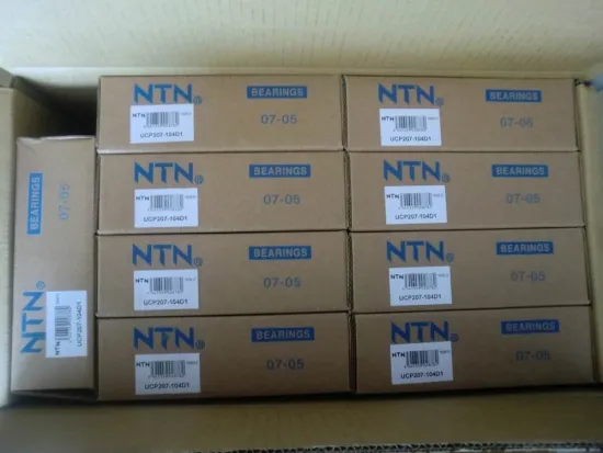 Ntn Roller Bearing Ucp 207 Plummer Block Units Cast Housing , Grub Screw Locking