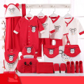 Newborn Baby Cartoon Outfits (23/21 Pcs/set) Pillow Infant Underwear Set Cotton Clothing Suit for Children