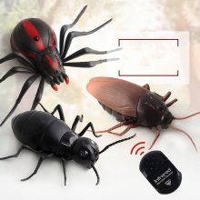 Infrared Remote Control Insect Electric Remote Control Cockroach Ant Toy Simulation Black Widow Spider Puzzle Toys for Children