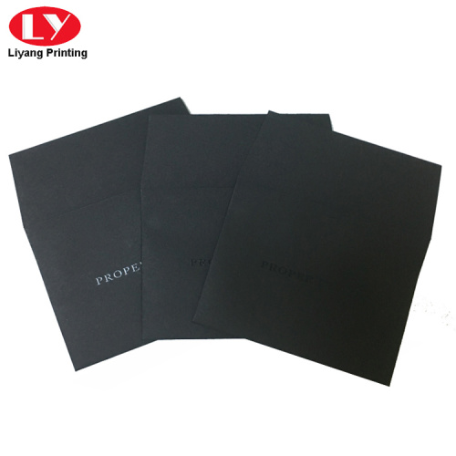 Black UV pequeno envelope personalizado feito