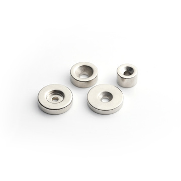 JINYU hot seller NdFeB Disc Magnet with countersunk hole