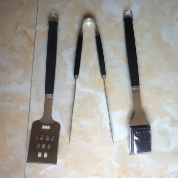 3 Piece Stainless Steel Barbecue Grill Tool