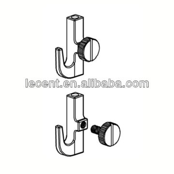 Metal wall art crane hook for home decor hanging system