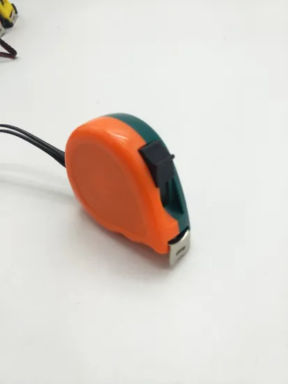 Green and orange tape measures