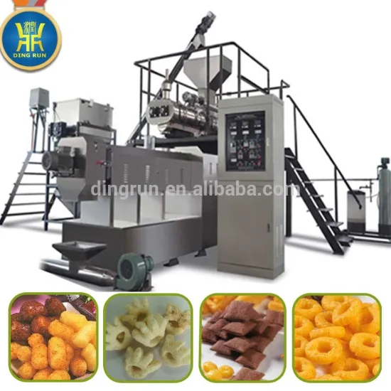 hot selling puffing corn rice snacks food making machine