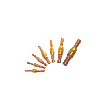Brass High Pressure Ball Valve with Switch Connector for Air Conditioners