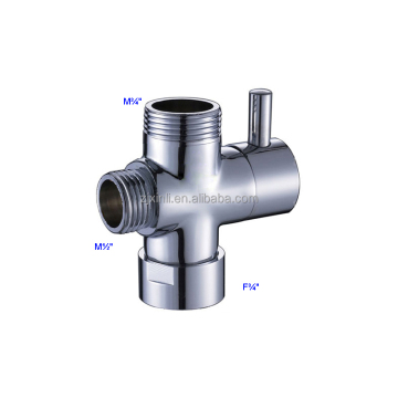 Ottone cromatico in ottone 3/4 "kit doccia acqua separata Valvola del deporter X13503