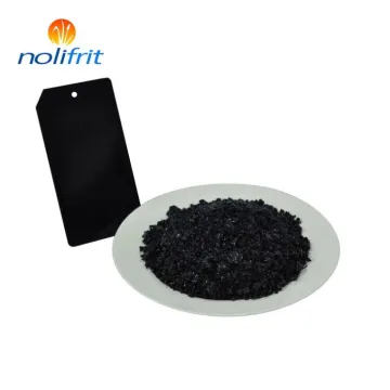 Easy Cleaning Acid Resistant One Coat Black Enamel Frit for Enamel BBQ Stove