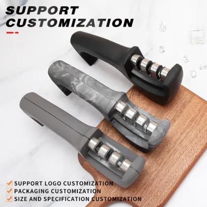 Manual Suction Wicked Edge Pocket 3 Stages Mini Ceramic Knife Sharpener