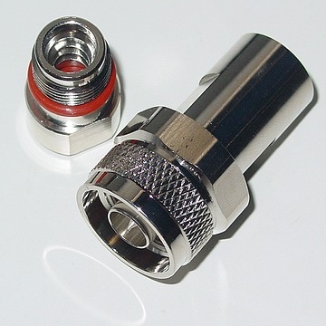 1/4", 3/8" N RF Connector