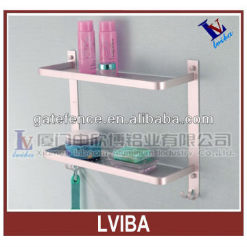 Decorative bathroom shelf and no rust aluminium bathroom shelf