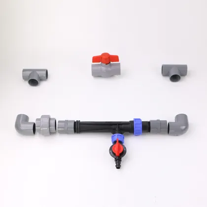 Farm Irrigation System with Fertilizer Venturi Injector