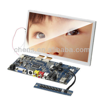 5 Inch Low Consumption LCD Controlling Board with HDMI AV VGA