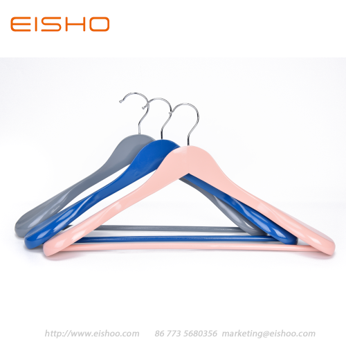 EISHO Colorful Wood Suit Coat Hanger