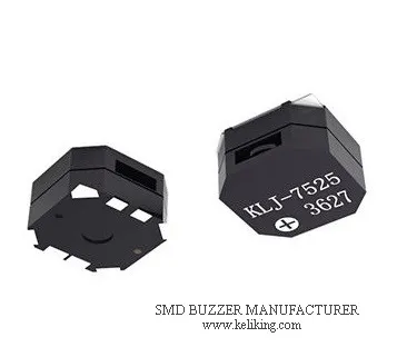 Passive SMD Magnetic Buzzer Surface Mounted Buzzer Small Buzzer for GPS devices, POS machine, KLJ-7525-3627