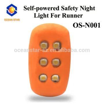 no battery snow night running LED light