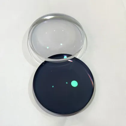 1.56 UV420 Anti Blue Light Myopia Single Vision Photochromic Gray Optical Lenses