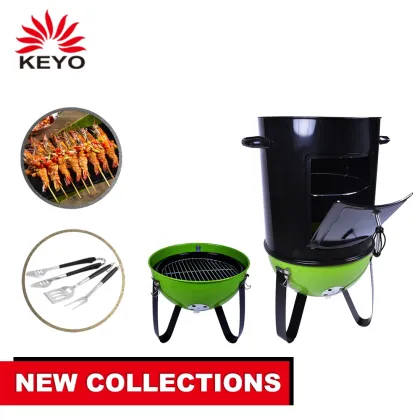 Smoker Bbq multifunction Meat Smoker Charcoal Barbecue Fish Smoker BBQ Grill
