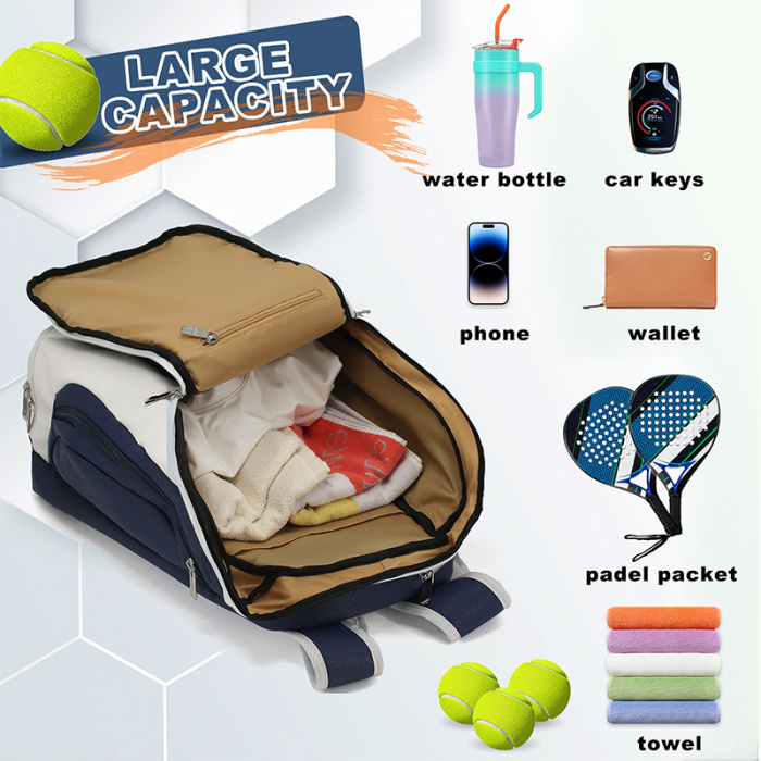 Durable Padel Bag with Padded Compartment