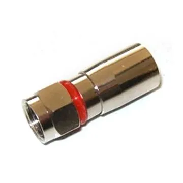 F-compression Connector with Nickel Finish