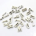 Argento antico colore lega lettera AZ Bead Spacer Bead Charms per gioielli fai da te con perline gioielli fatti a mano