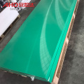 Зеленый лист из сверхвысокомолекулярного полиэтилена толщиной 25 мм, высокая износостойкость