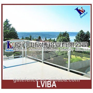 Modern balcony railing design glass