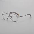 Gold Aviator Designer Eyewear Glasses Titanium Frames