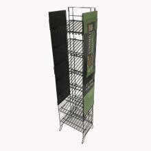 Supermarket snack metal wire shelf display rack