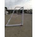 All Alu alloy movable football goal with wheels