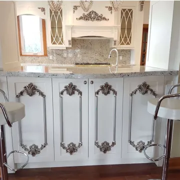 PU Carving Flower Polyurethane Foam Cabinet Ornament