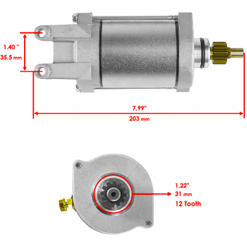 Affordable & High-Quality Motorcycle & ATV Accessories: Including Starter Motors for YFM660 GRIZZLY, XT600, and MT-03 Models