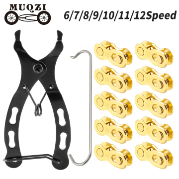 MUQZI 5-Pair Quick Link MTB Road Bike Chain Installation und Entfernungswerkzeug Kit