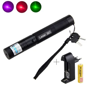 10mile purple Laser Pointer Pen 532nm 1mw Powerful Visible Beam Light Lazer Teaching Outdoor Playing+charger+battery