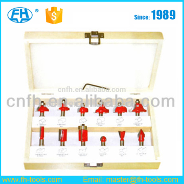 FH-12A 12pcs wood working Router Bit set