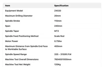 Desktop industrial drilling machine