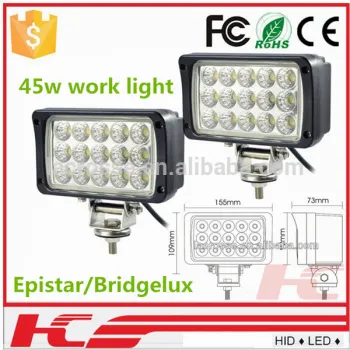 45W LED WORK LIGHTS FOR TRUCK AUTO LIGHTING