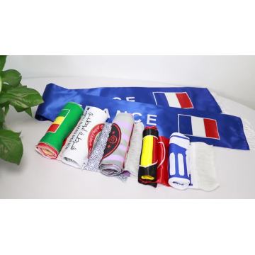 Weltcup Schal bedruckt Polyester Schals Fans Schal