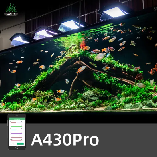 Trade Assurance WEEK AQUA A430 Pro 120w RGB UV LED Aquarium Light